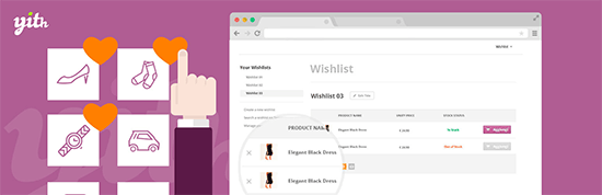 yith woocommerce wishlist plugin