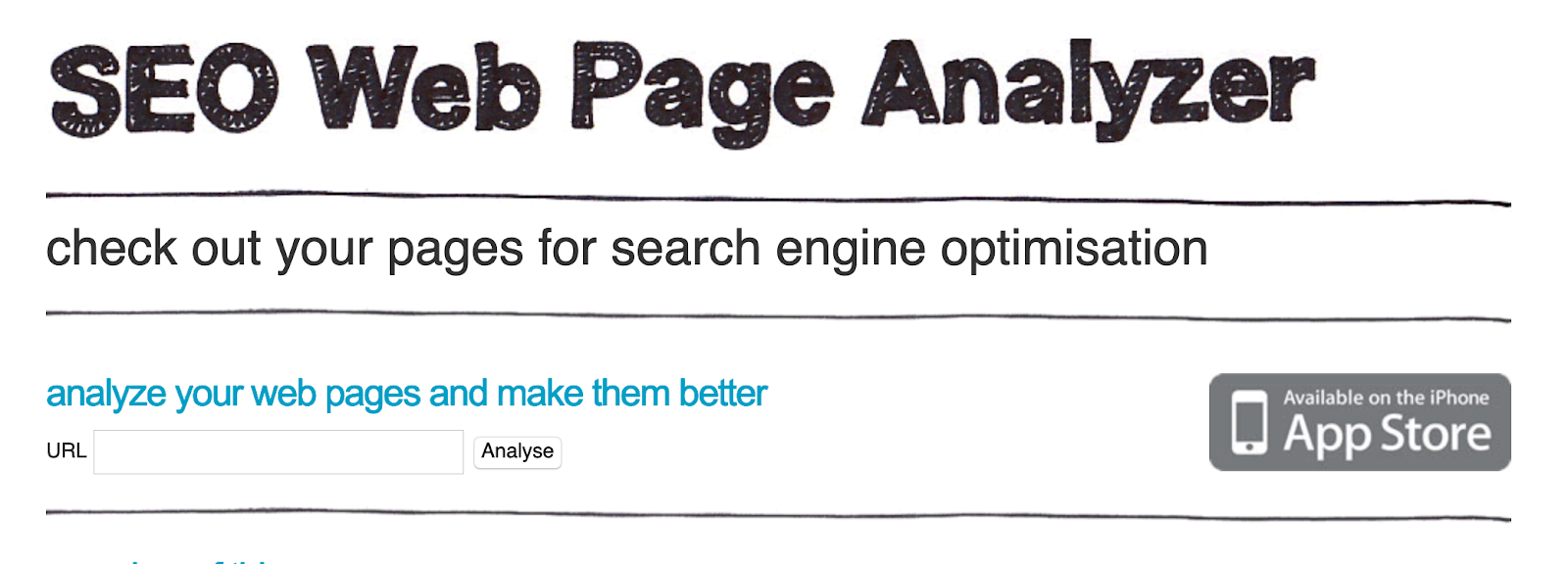 seo web page analyzer