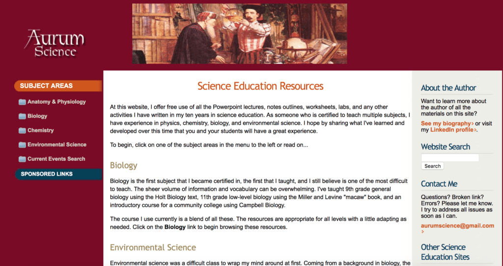 example of tutoring website selling instructional materials