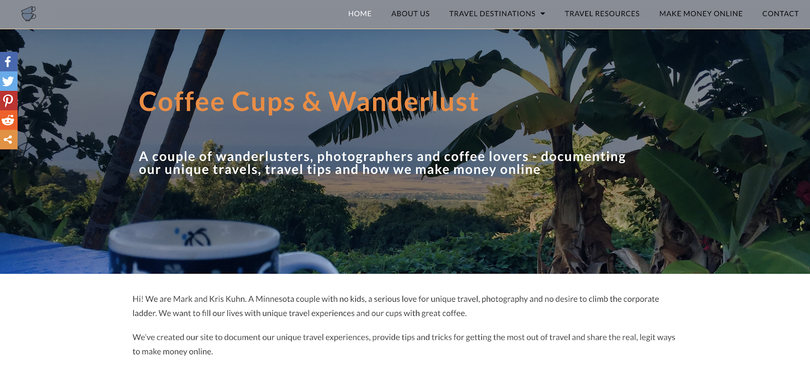 use a travel blog for affiliate marketing