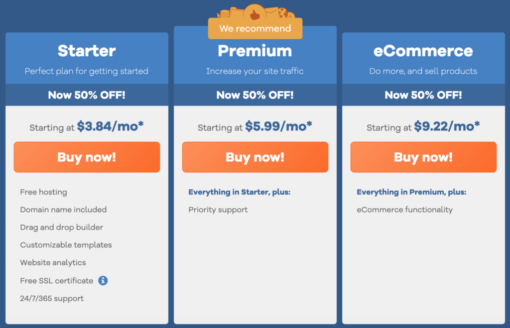 gator website builder pricing plans features