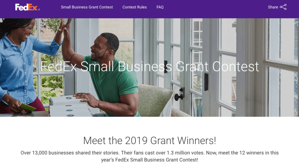 fedex small business grant contest