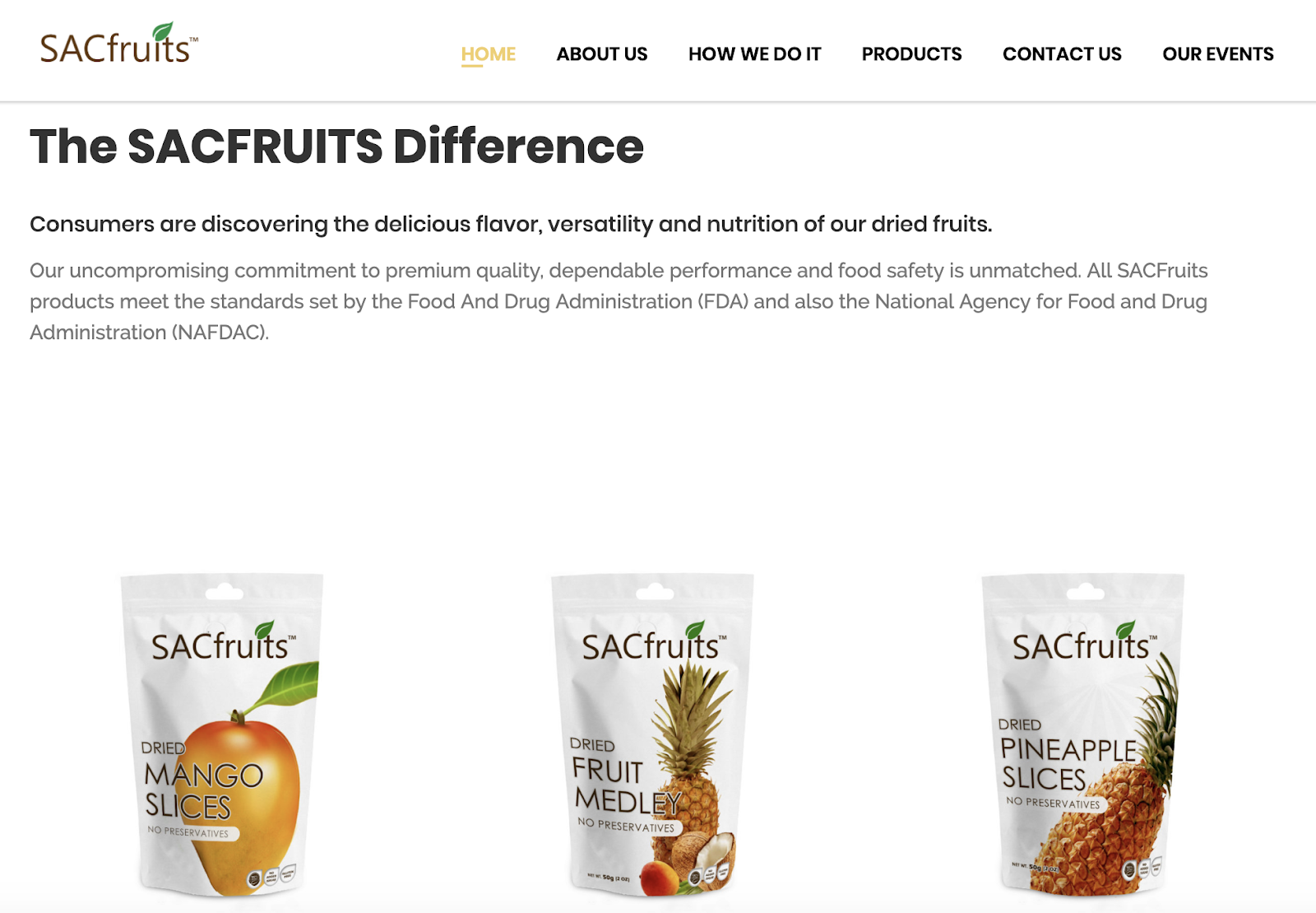 sacfruits side hustle food website