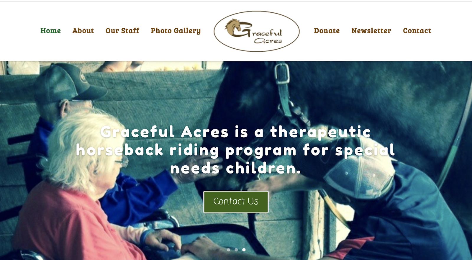 graceful acres nonprofit website