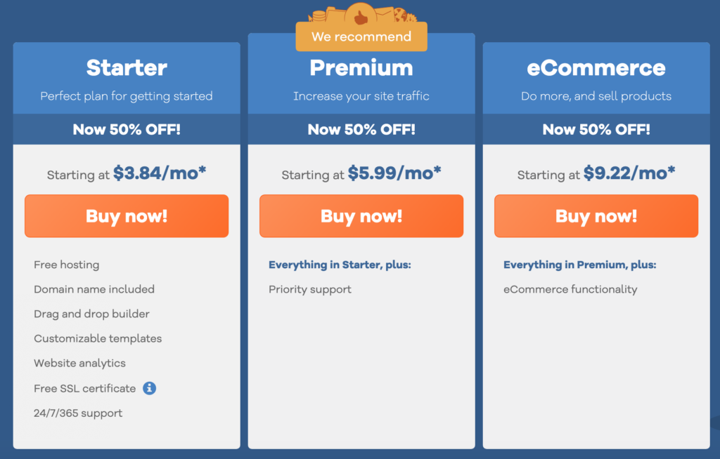 gator website builder pricing plans