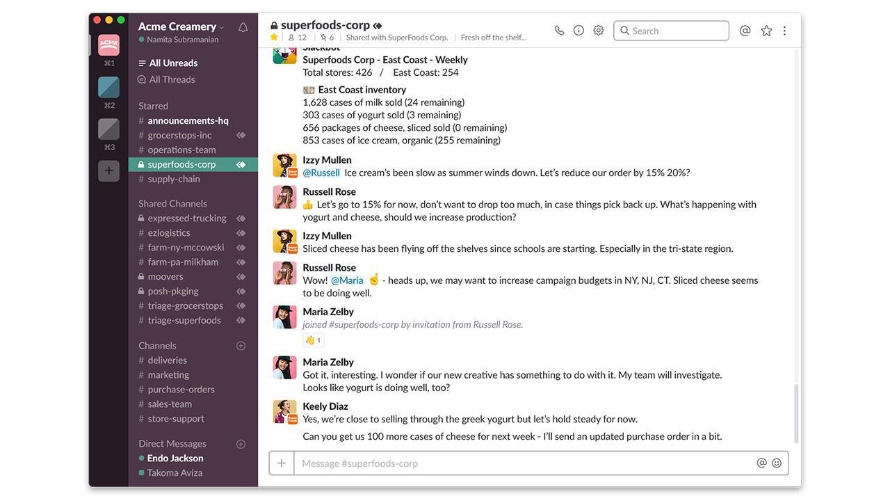 how to connect with freelance clients on slack