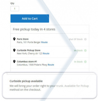 curbside pickup in magento