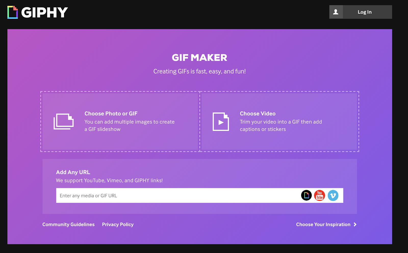 giphy free gif maker for social media posts