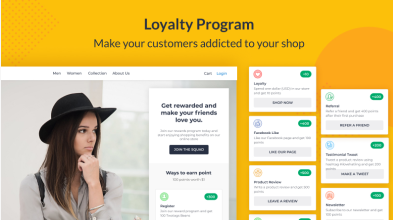 liana by beans loyalty program plugin for wordpress ecommerce sites