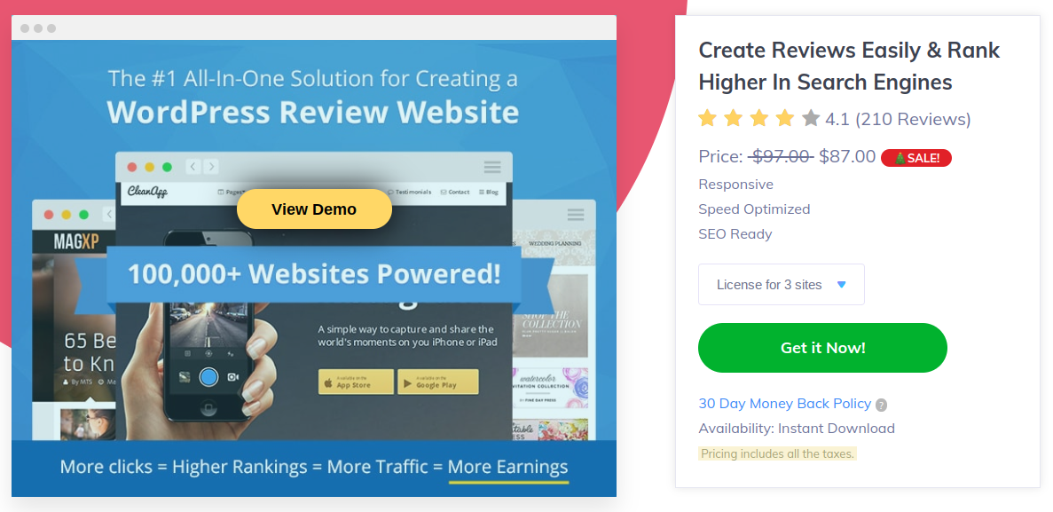 wp review pro wordpress review plugin