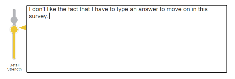 customer survey response