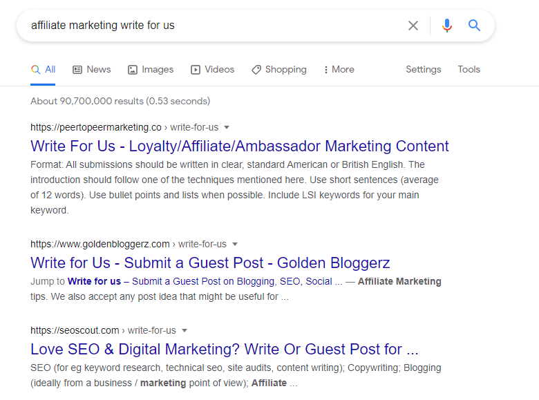 search google for "write for us" to find guest blogging prospects