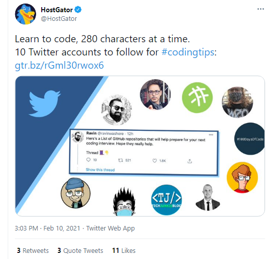 hostgator tweet