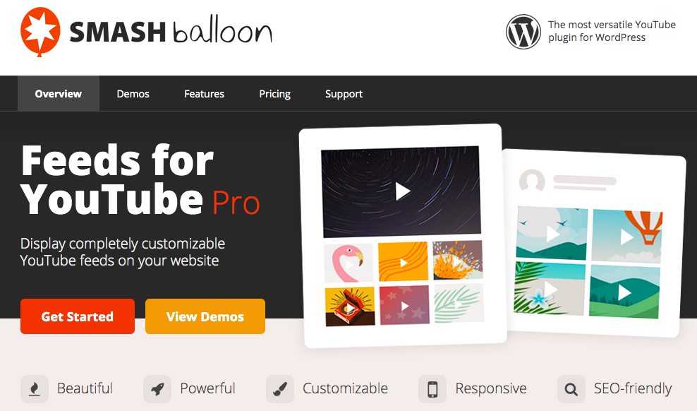 smashballoon feeds for youtube pro wordpress plugin