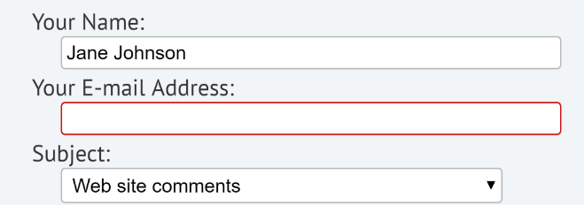 keyboard focus indicator