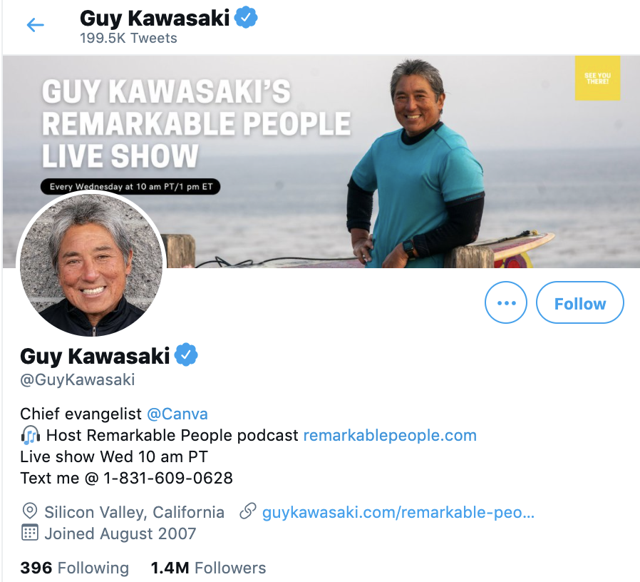 guy kawasaki twitter