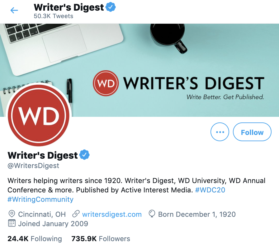 writers digest twitter