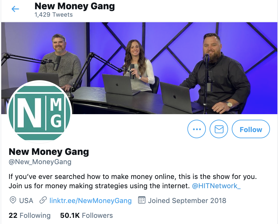 new money gang twitter