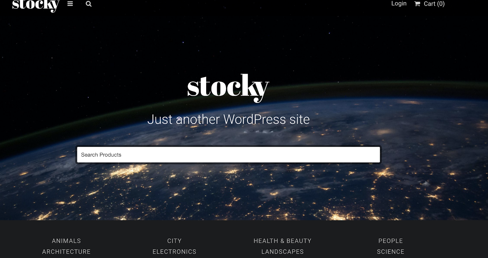 stocky wordpress theme