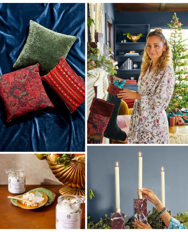 holiday themed roundup post on ecommerce blog